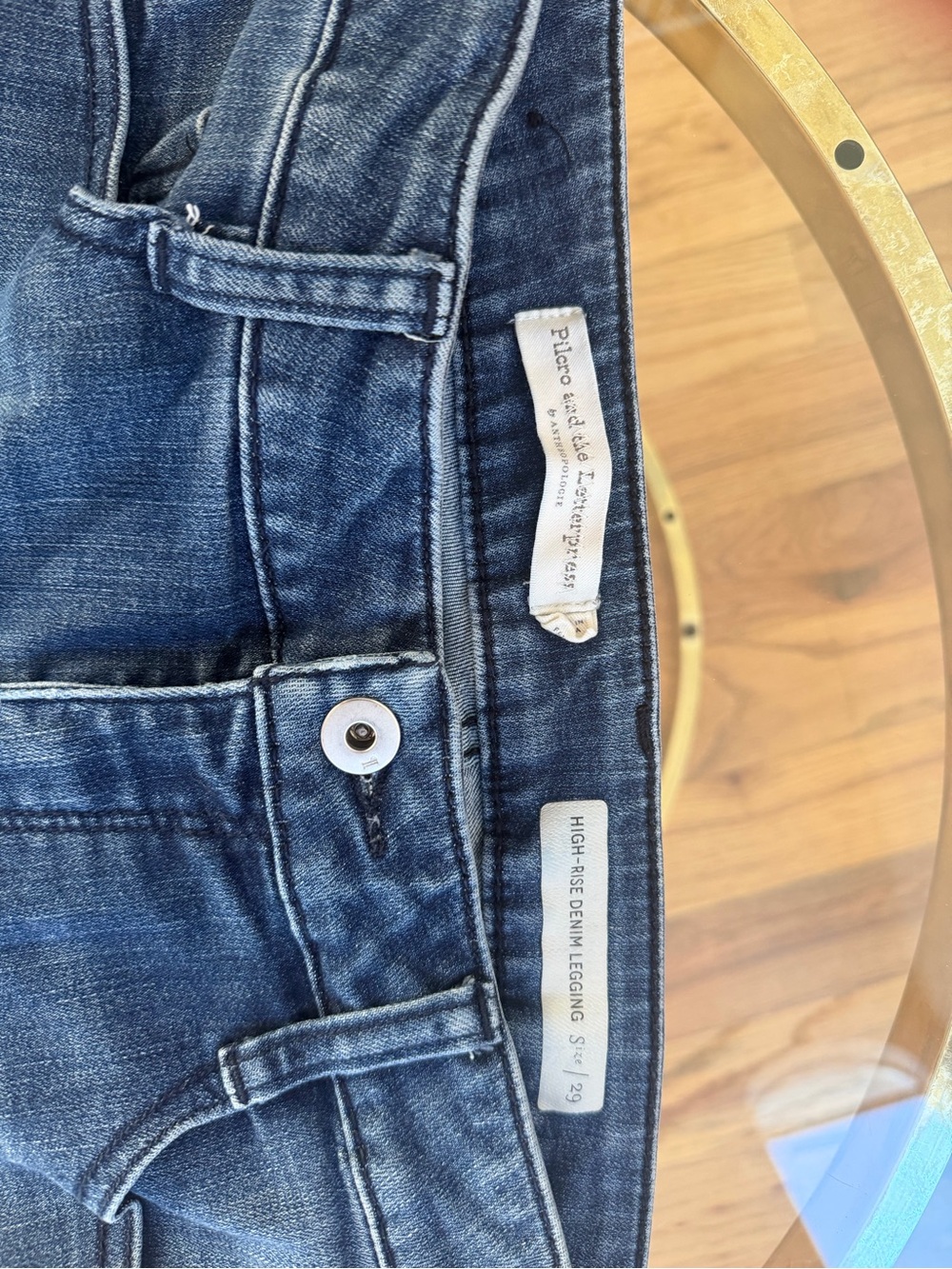 Pilcro High Rise Denim Leggings - Picture 5 of 9